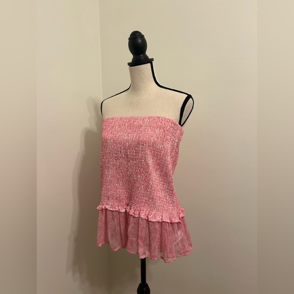 Pink Ruffled Mini Skirt - Perfect for Spring - Picture 4 of 4